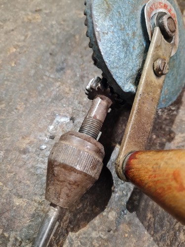 Hand bohrmaschine kurbel alt - hand,
