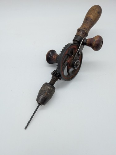 Antike handbohrmaschine mit - antike,