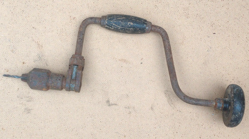 Antik brustleier handbohrer - brustleier,