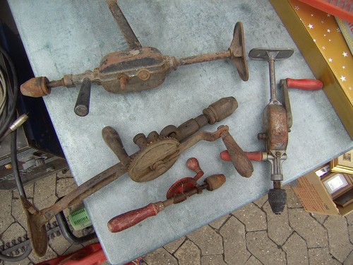 Handbohrer antik - 4,